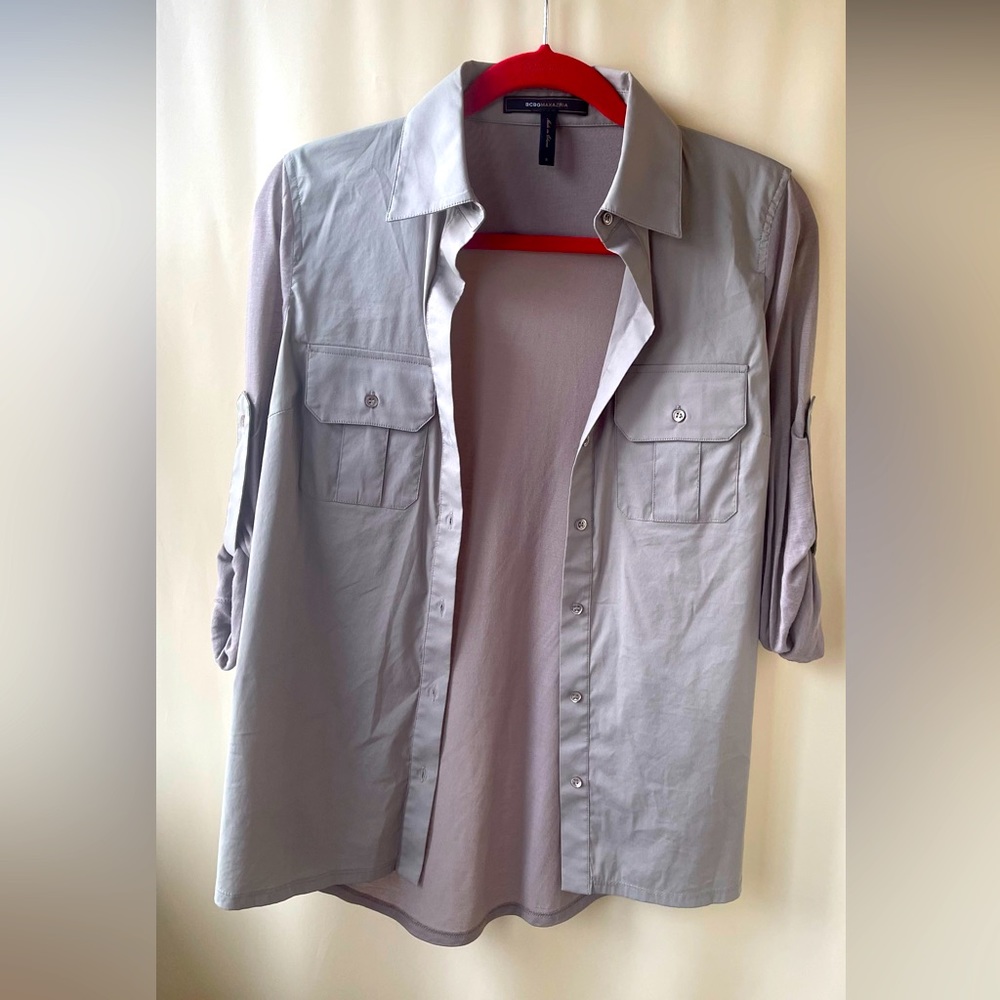 BCBG MaxAzria shirt with 3/4 sleeve in size S